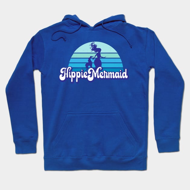 Hippie Mermaid Hoodie by Jitterfly